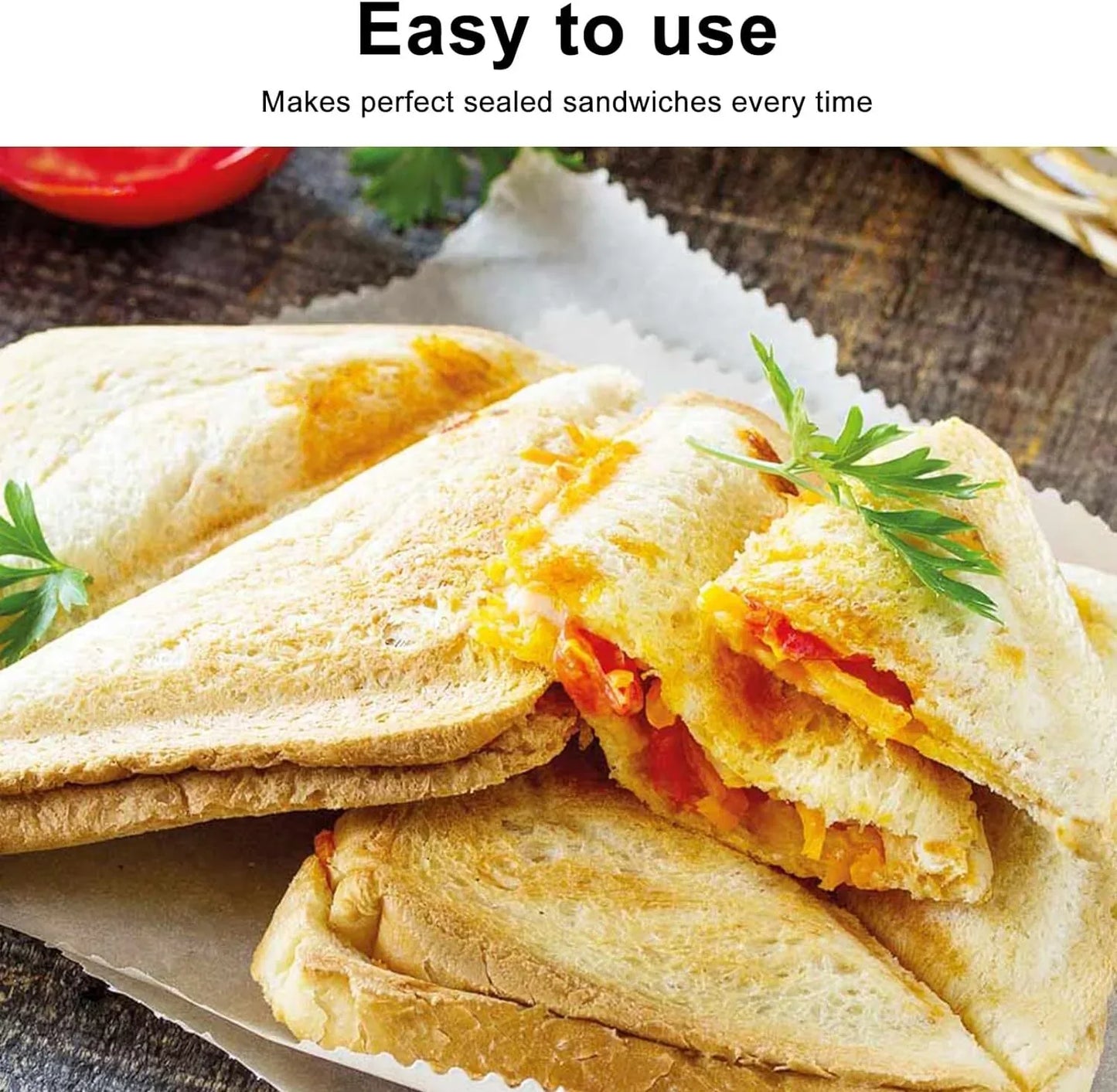 Waffle Maker Toastie Maker Sandwich NonStick Plates Cake Machine Breakfast Maker - THE MILE MAKER DRIVER SHOP