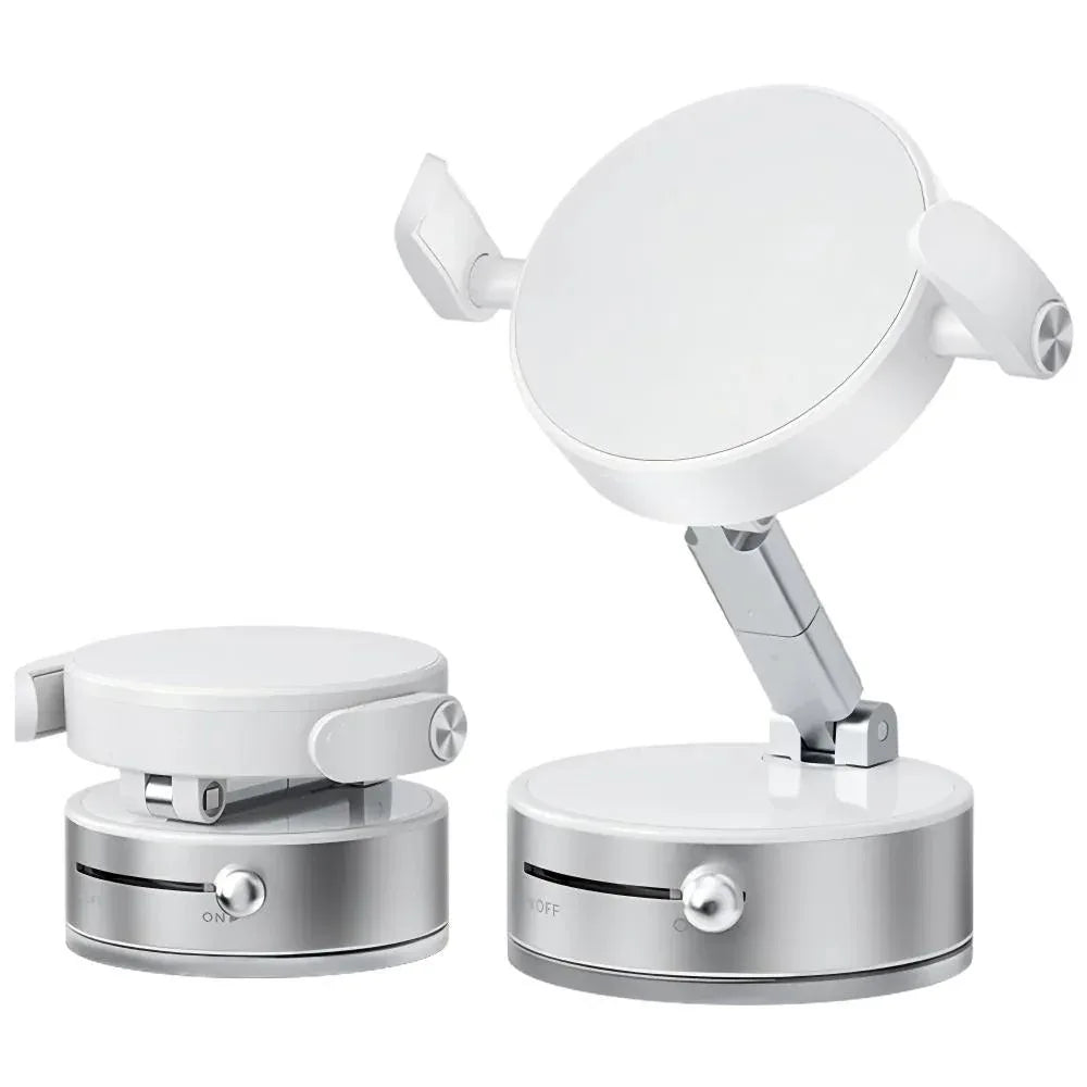 2025 Upgraded Wireless Magnetic 360 Degree Rotating Adjustable Folding Car Phone Holder Strong Suction Power Is Suitable For Magsafe And All Smartphones - THE MILE MAKER DRIVER SHOP