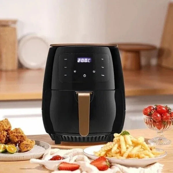 6L Air Fryer Large Capacity Digital Touch Screen Mulitifunction Oil Free Cooking - THE MILE MAKER DRIVER SHOP