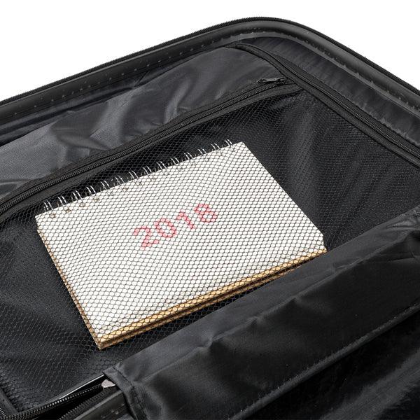 3-in-1 ABS Trolley Case 20 Inches, 24 Inches, 28 Inches Dark Gray - THE MILE MAKER DRIVER SHOP