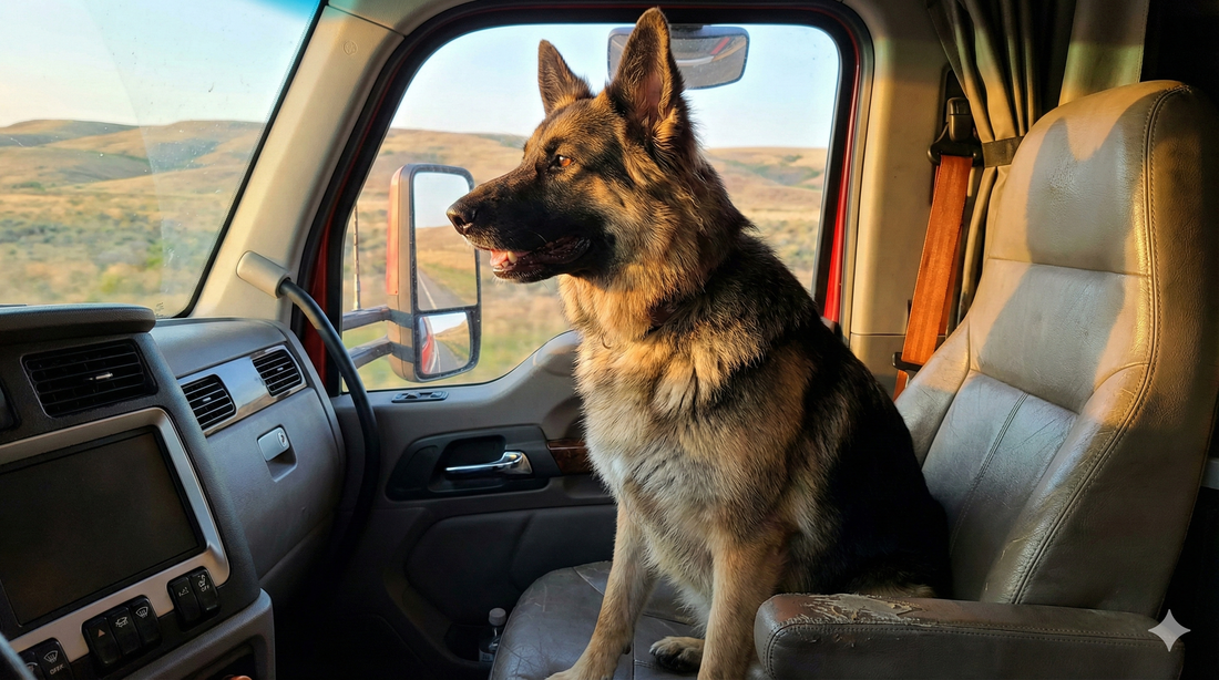 The Ultimate Co-Pilot: A Guide to Trucking with Your Dog - THE MILE MAKER DRIVER SHOP