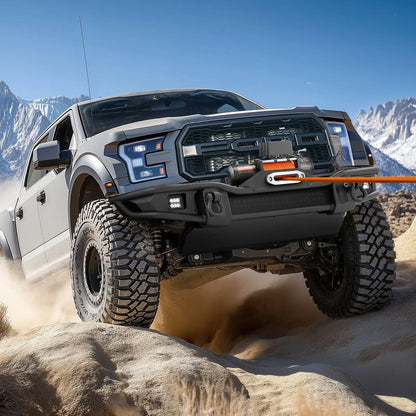 Electric Winch Truck 13,500 Lb Synthetic Rope Waterproof Remote Control - THE MILE MAKER DRIVER SHOP