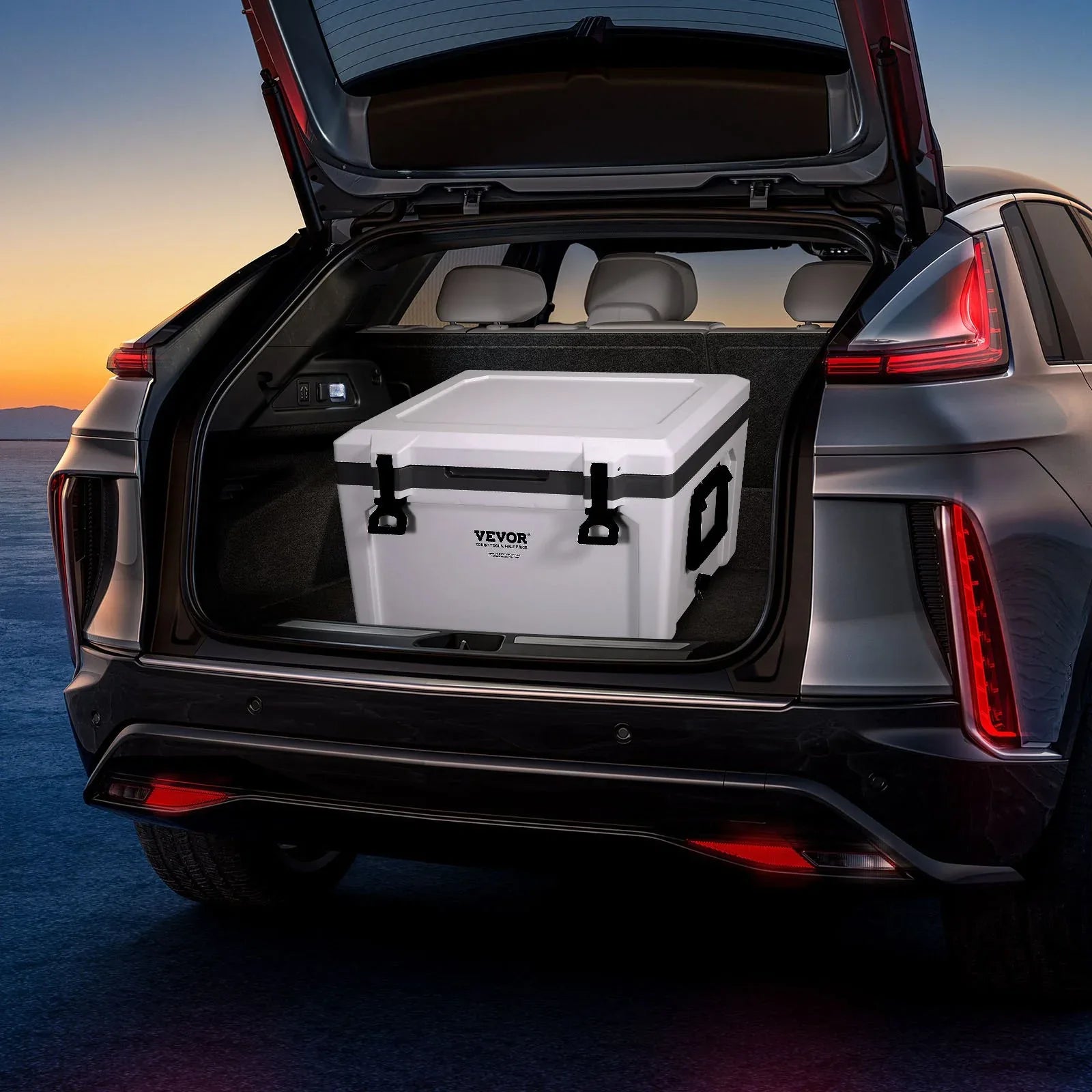 Insulated Portable Cooler, 52 Qt, Holds 50 Cans, Ice Retention Hard Cooler With Heavy Duty Handle, Ice Chest Lunch Box For Camping, Beach, Picnic, Travel, Outdoor, Keeps Cool For Up To 6 Days - THE MILE MAKER DRIVER SHOP