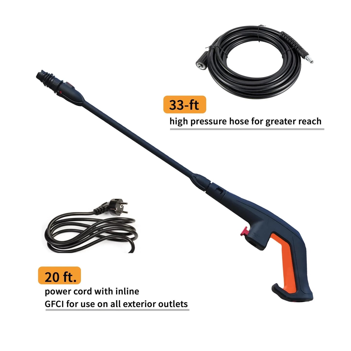 High-performance High-pressure Cleaner For Cars And Building Facades - Powerful Motor, Versatile Accessories, Environmentally Friendly Design - THE MILE MAKER DRIVER SHOP