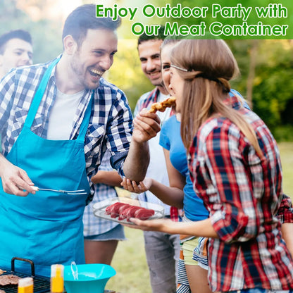 2Pcs Deli Meat Container With Lid For Fridge Stackable Bacon Container Clear Food Storage Box With Lid Meal Prep Container For Lunch Meat Salami Cold Nuts - THE MILE MAKER DRIVER SHOP