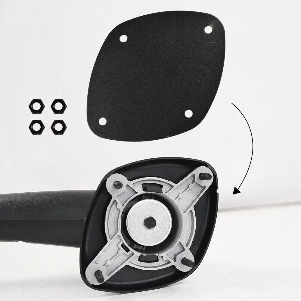 2PCS Hood Mirror Fit For Freightliner Cascadia 2008-2016, Pair Hood Mirrors Kit Trucks Driver Left And Passenger Side Pair Black - THE MILE MAKER DRIVER SHOP