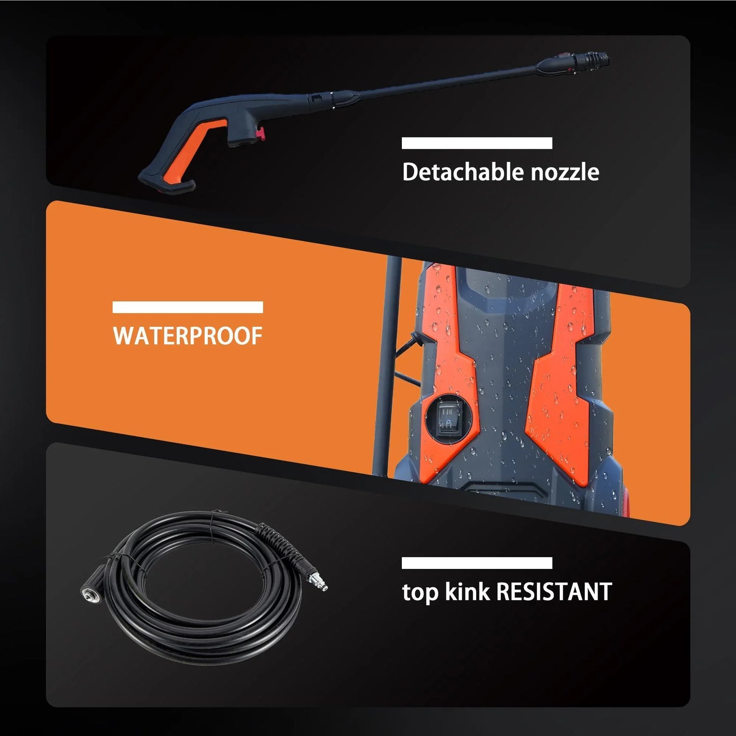 High-performance High-pressure Cleaner For Cars And Building Facades - Powerful Motor, Versatile Accessories, Environmentally Friendly Design - THE MILE MAKER DRIVER SHOP