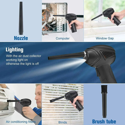 Rechargeable Air Duster Electric Cleaner Cleaning Blower For Car-PC-Keyboard-Pet - THE MILE MAKER DRIVER SHOP