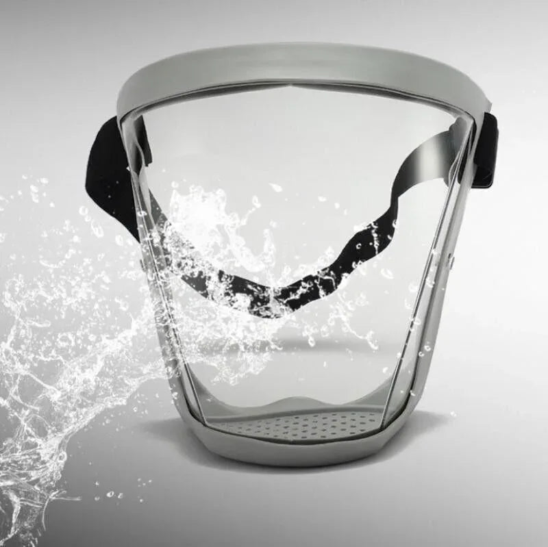 Full Face Anti-fog Clear Mask Reusable Super Protective Transparent Safety Cover - THE MILE MAKER DRIVER SHOP