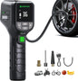 AMPBANK AT001 Portable Tire Air , Car-mounted Automatic Air Pump With Tire Pressure Gauge, 150PSI With LED Suitable For Cars, Motorcycles, SUVs, Bicycles, Balls, Etc. - THE MILE MAKER DRIVER SHOP