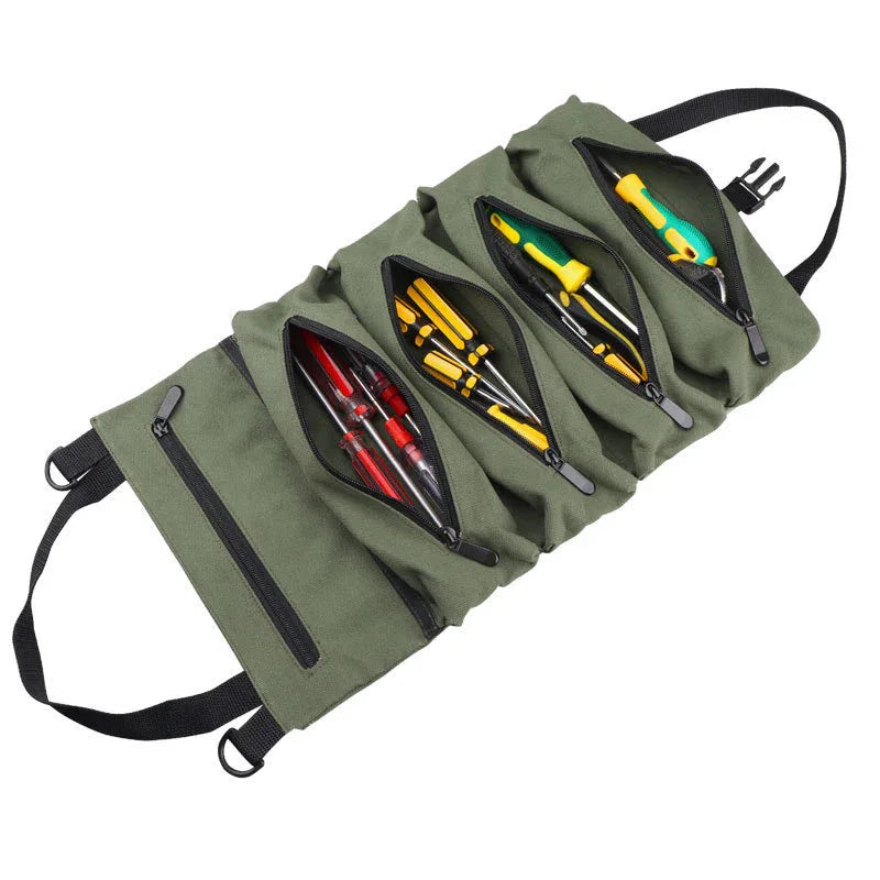 Car 16 Ann Canvas Tool Hanging Bag Car Storage Bag Electrician Bag Hardware Car Tool Bag - THE MILE MAKER DRIVER SHOP