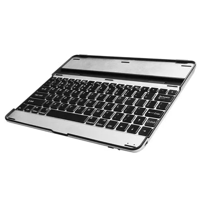 Silver And Black Aluminum Alloy Wireless Keyboard Tablet Cover - THE MILE MAKER DRIVER SHOP