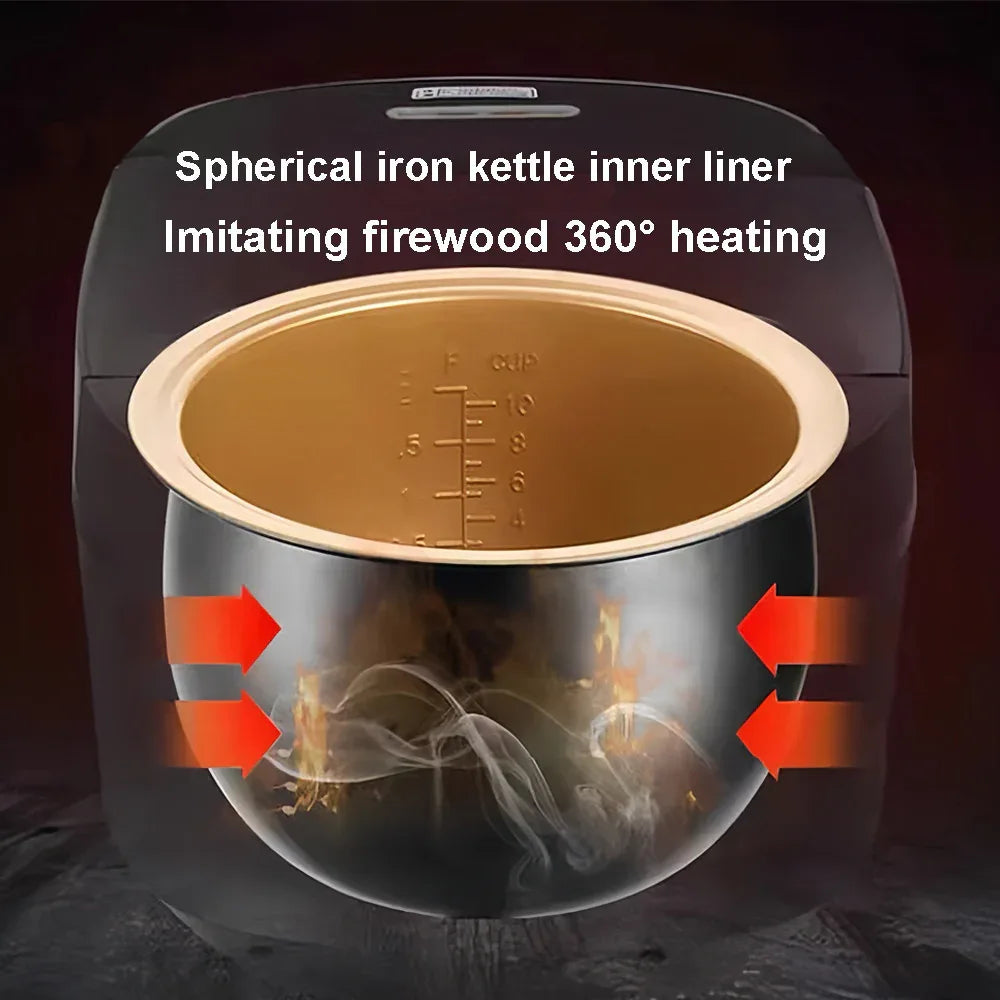 Multi-functional 5L Non-Stick Rice Cooker Appointment Timing Heating High-fire - THE MILE MAKER DRIVER SHOP