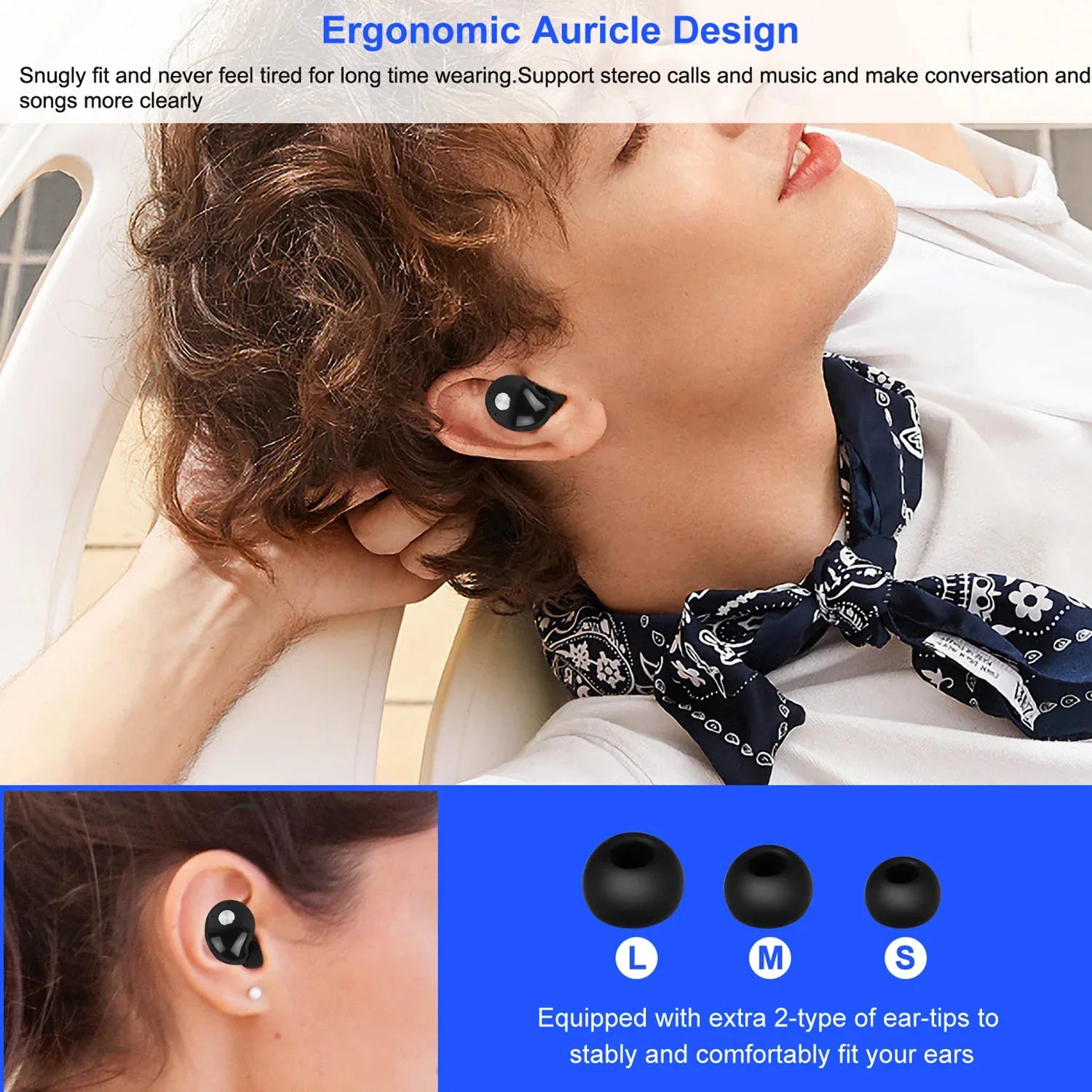 TWS True Wireless V4.2 Earbuds IPX4 In-ear Stereo Earphone Hands-free Deep Bass Earpiece With Mic Magnetic Charging Case 30Hrs Single Earbud Work Time Driving Business - THE MILE MAKER DRIVER SHOP