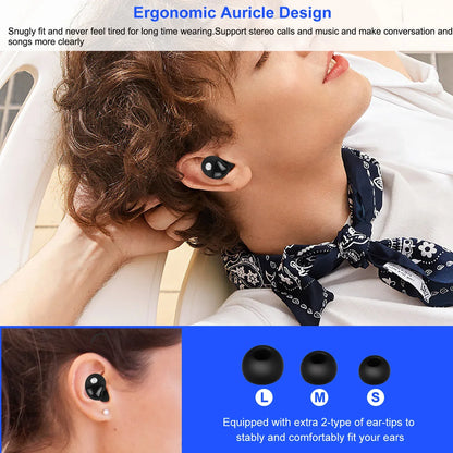 TWS True Wireless V4.2 Earbuds IPX4 In-ear Stereo Earphone Hands-free Deep Bass Earpiece With Mic Magnetic Charging Case 30Hrs Single Earbud Work Time Driving Business - THE MILE MAKER DRIVER SHOP