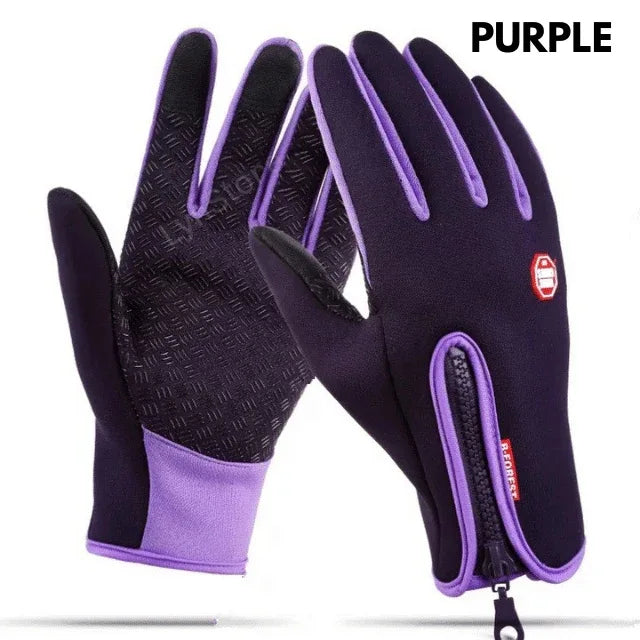 Winter Gloves Touch Screen Riding Motorcycle Sliding Waterproof Sports Gloves With Fleece - THE MILE MAKER DRIVER SHOP