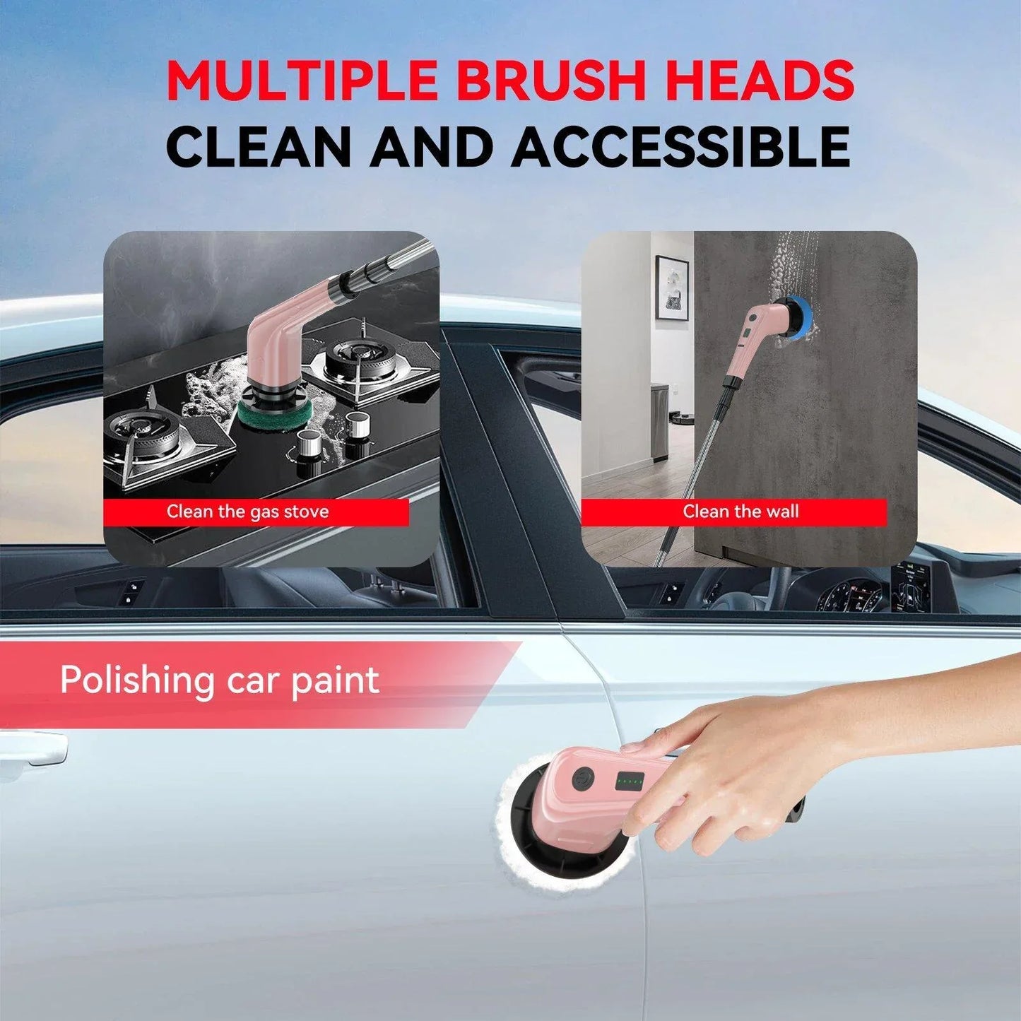 Electric Cleaning Brush - THE MILE MAKER DRIVER SHOP