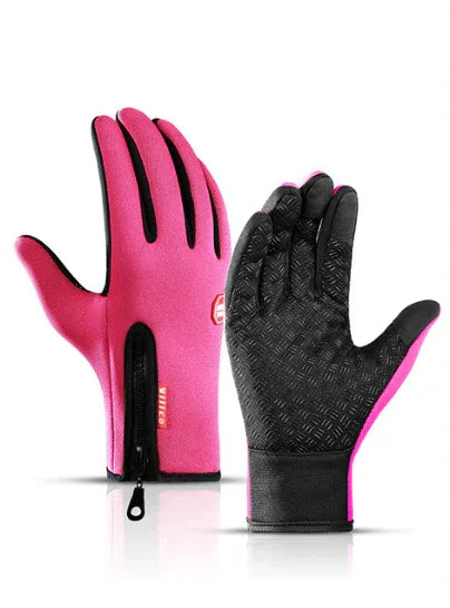 Winter Gloves Touch Screen Riding Motorcycle Sliding Waterproof Sports Gloves With Fleece - THE MILE MAKER DRIVER SHOP