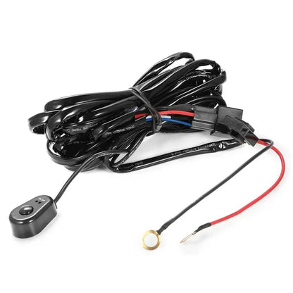 LED Light Bar Wiring Harness Kit 280W 12V 40A Power Relay Fuse On Off Switch 10ft Length Universal Fitment Light Bar Accessories - THE MILE MAKER DRIVER SHOP