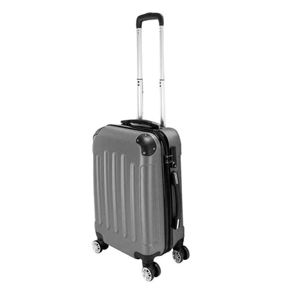 3-in-1 ABS Trolley Case 20 Inches, 24 Inches, 28 Inches Dark Gray - THE MILE MAKER DRIVER SHOP