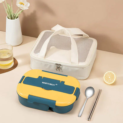 Portable Microwave Split Lunch Box - THE MILE MAKER DRIVER SHOP