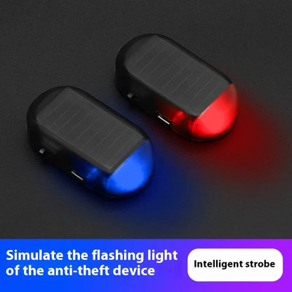 Vehicle-mounted Solar Anti-theft Lamp Simulation Warning Alarm Car Interior Light - THE MILE MAKER DRIVER SHOP