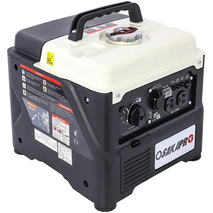Portable 1200W Ultra-quiet Gas Engine Inverter Generator, EPA-compliant, With Eco-mode Function, Ultra-lightweight, Suitable For Home Backup And Camping - THE MILE MAKER DRIVER SHOP