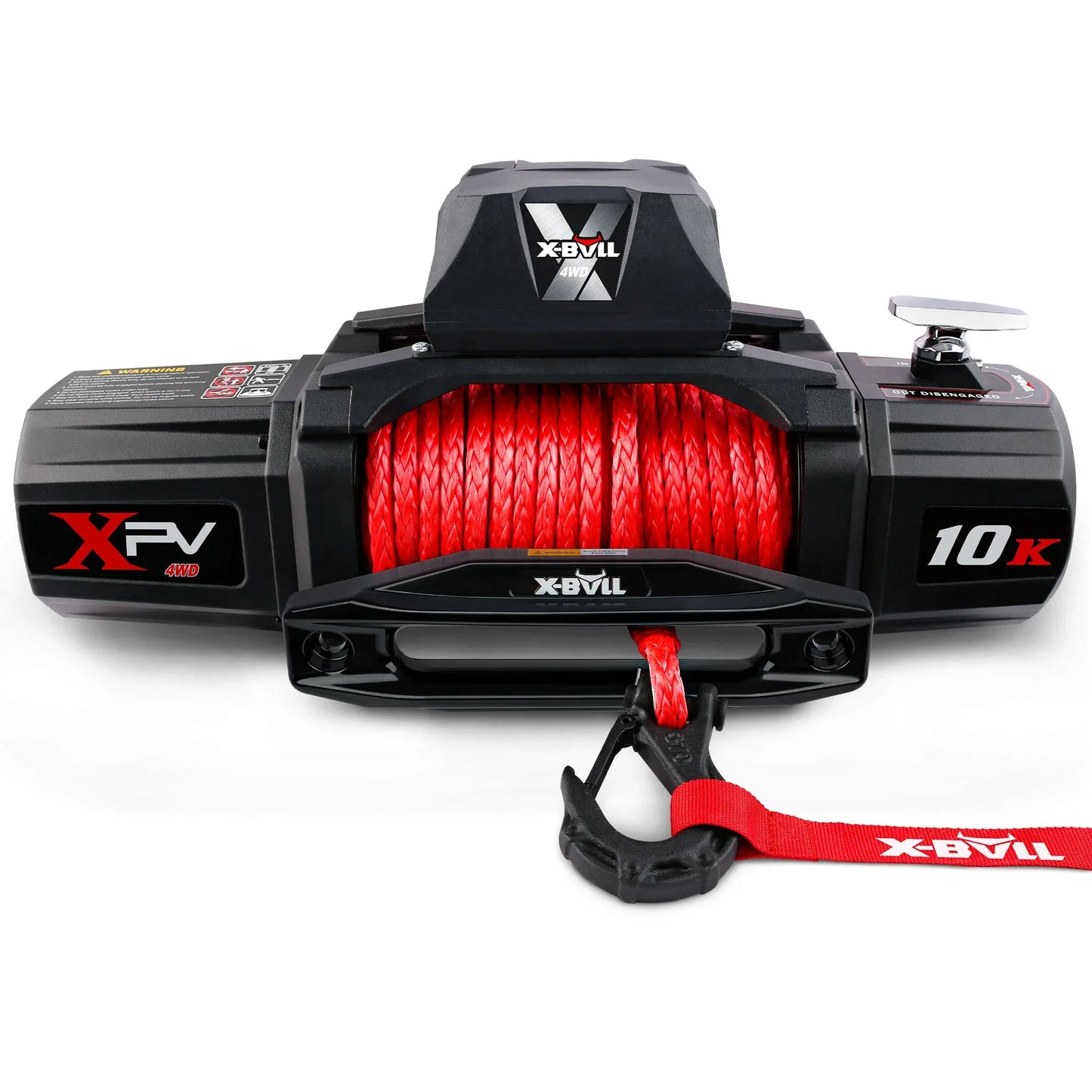 X-BULL Winch - 10000 Lbs BJ Load Capacity Electric Winch Kit - 12V Synthetic Rope Winch, Waterproof IP67 Electric Winch With Rope Fairlead With Wireless Handheld Remote Control And Wired Control Recov - THE MILE MAKER DRIVER SHOP