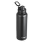 40 Oz Insulated Water Bottle Stainless Steel With Wide Mouth Lid Black - THE MILE MAKER DRIVER SHOP