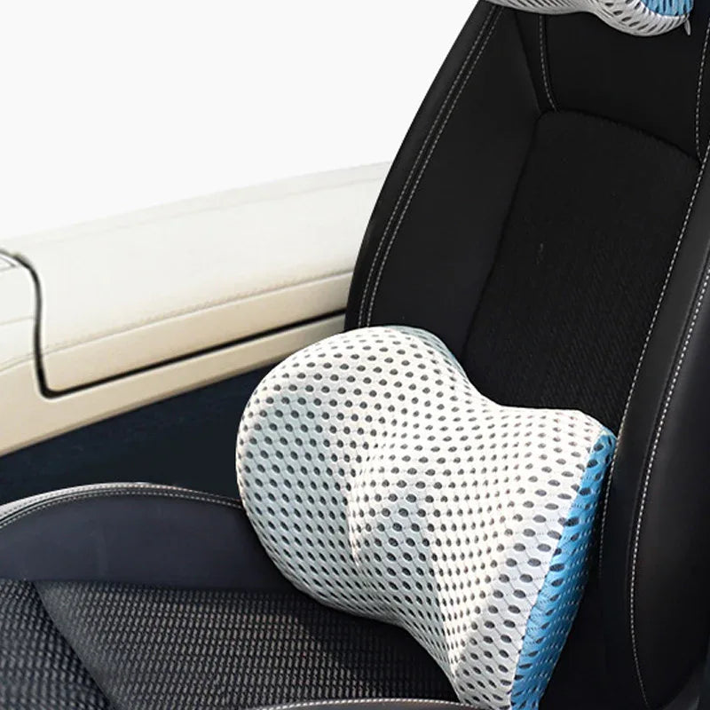 Memory Foam Car Headrest Lumbar Support Set - THE MILE MAKER DRIVER SHOP