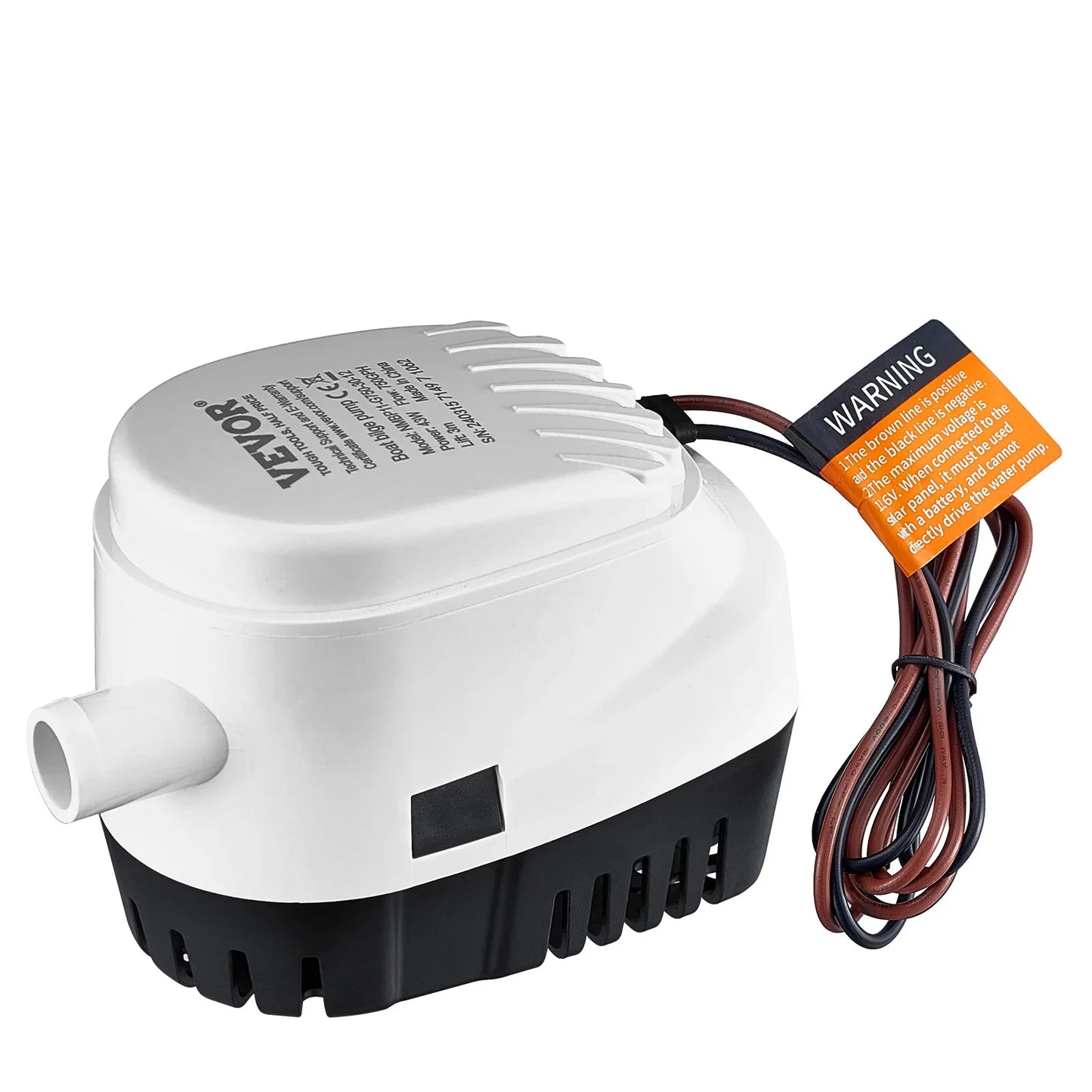 VEVOR Bilge Pump, 750GPH 12V Automatic Submersible Boat Bilge Water Outlet Diameter, Small Boat BilgeMarine Electric Bilge - THE MILE MAKER DRIVER SHOP