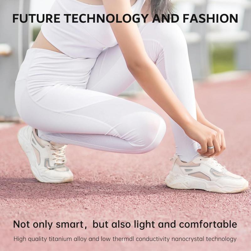 2025 New Silver Edge Diamond Smart Ring Fitness Tracker - THE MILE MAKER DRIVER SHOP