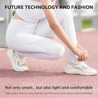 2025 New Silver Edge Diamond Smart Ring Fitness Tracker - THE MILE MAKER DRIVER SHOP