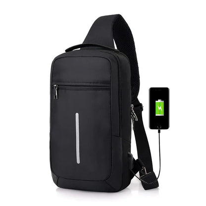 Anti-theft USB charging chest bag with you - THE MILE MAKER DRIVER SHOP