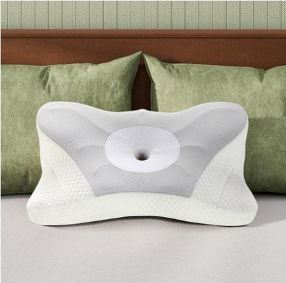Cervical Neck Pillow, Cooling Ergonomic Memory Foam Pillows Dual Height Orthopedic Support Contour Pillow For Side - THE MILE MAKER DRIVER SHOP