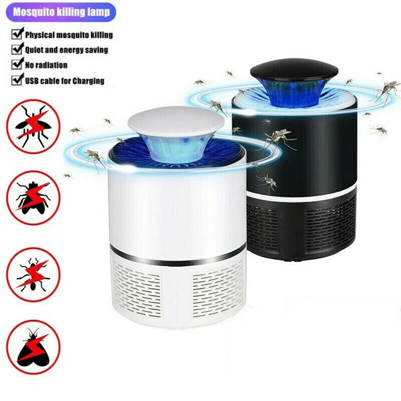 Electric UV Mosquito Killer Lamp Outdoor Indoor Fly Bug Insect Zapper Trap USB - THE MILE MAKER DRIVER SHOP