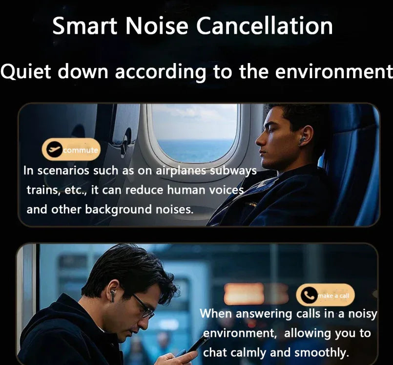 AI Simultaneous Interpretation Bluetooth Headphones For Couples - THE MILE MAKER DRIVER SHOP