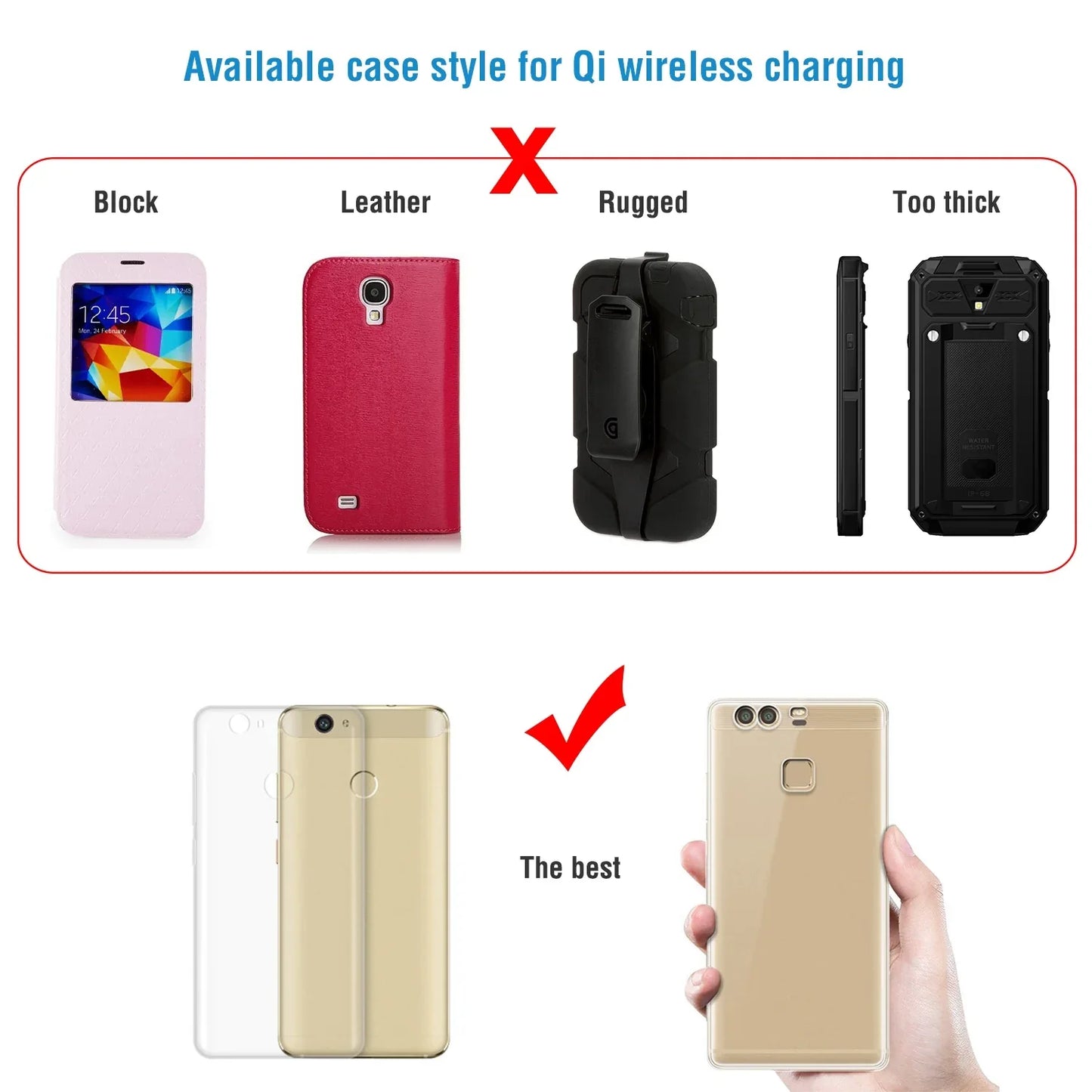 1Pc Magnetic Qi Wireless Car Charger Car Phone Charger For IOS Phone XS MAX XR Galaxy S10 S9 Tablet GPS Device - THE MILE MAKER DRIVER SHOP