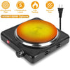 1500W Electric Single Burner Portable Heating Hot Plate Stove Countertop RV Hotplate With Non Slip Rubber Feet 5 Temperature Adjustments - THE MILE MAKER DRIVER SHOP