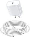 Phone Charger, Cube Phone Charger Travel 1Pack 6FT Lightning Cable Cord Quick Fast Charging Cord USB Wall Chargers Travel Plug Adapter For Phone 16 15 14 13 12 11 X 8 Plus XR XS Max 7 SE IPad, Airpods - THE MILE MAKER DRIVER SHOP