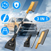 1Pc 3 In 1 Car Snow Removal Shovel With Lights Car Snow Removal Tool Telescopic Windshield Ice Scraper Snow Brush Shovel - THE MILE MAKER DRIVER SHOP