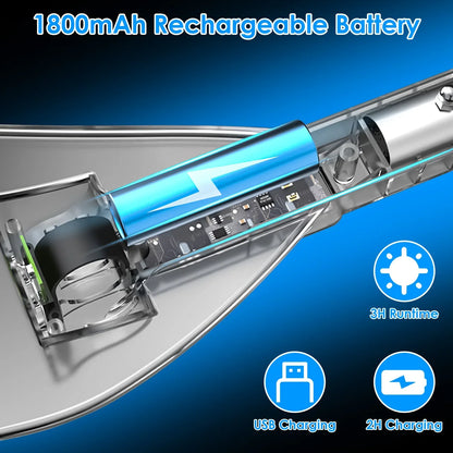 1Pc 3 In 1 Car Snow Removal Shovel With Lights Car Snow Removal Tool Telescopic Windshield Ice Scraper Snow Brush Shovel - THE MILE MAKER DRIVER SHOP