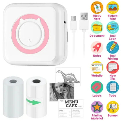 Portable Wireless Thermal Printer - THE MILE MAKER DRIVER SHOP