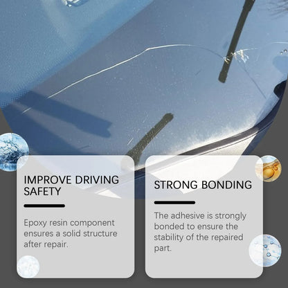 Holmont Car Windshield Crack Repair Kit Nano-repair Fluid Quickly Repairs Cracks For A Clear View And Safe Travel - THE MILE MAKER DRIVER SHOP