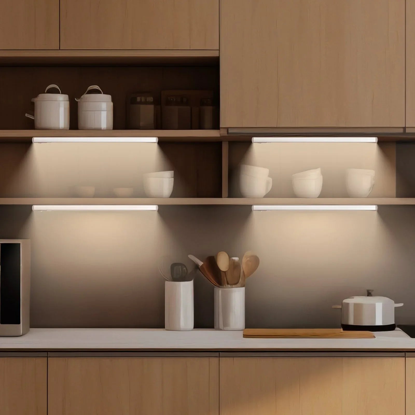 Under Cabinet Lighting 2 PCS 40 LED Motion Sensor Lights Battery Operated - THE MILE MAKER DRIVER SHOP