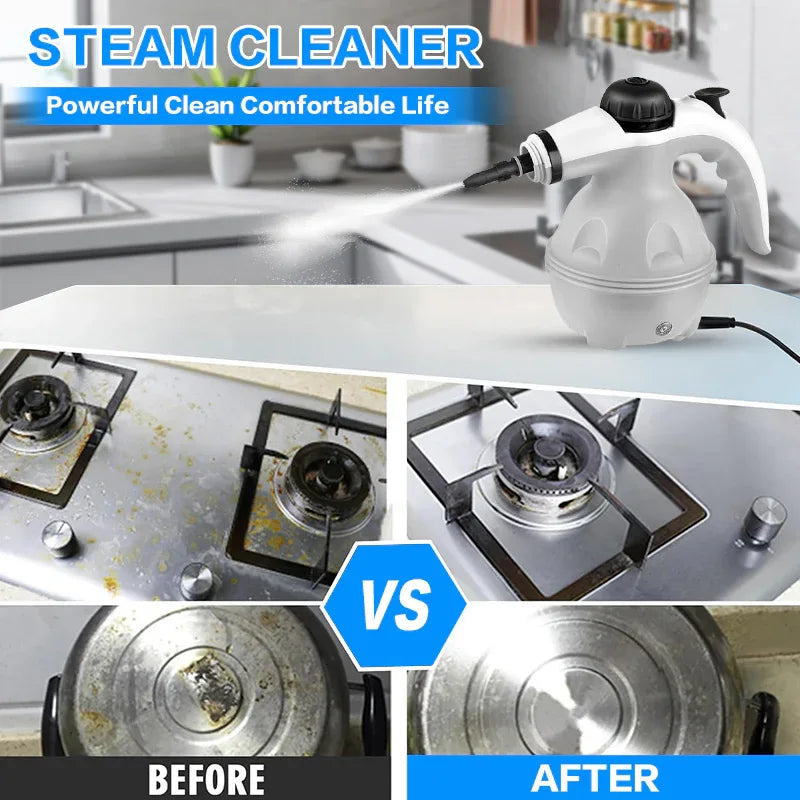 Grenade Steam Cleaner, Pressurized Handheld Cleaner For Household Use, Equipped With 12 Accessories, For Multiple Surfaces And A Powerful Home Steam Machine For Cleaning In Various Scenarios. - THE MILE MAKER DRIVER SHOP