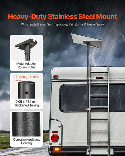 Starlink RV Ladder Mount 360°Adjustable Extra Long Starlink For Gen 3 - THE MILE MAKER DRIVER SHOP