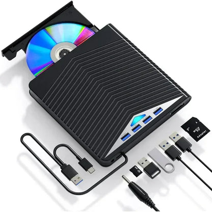 External CD DVD Drive For PC Laptop Windows 11 10 USB 3.0 Burner Reader Writer - THE MILE MAKER DRIVER SHOP