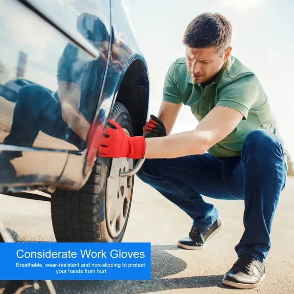 Telescoping Lug Wrench Extendable Tire Wheel Nut Wrench With CR-V Sockets 17mm 19mm 21mm 23mm Free Work Gloves - THE MILE MAKER DRIVER SHOP