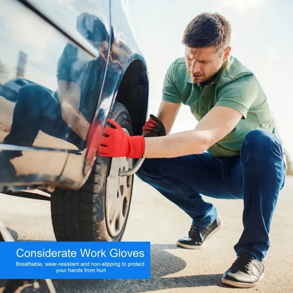 Telescoping Lug Wrench Extendable Tire Wheel Nut Wrench With CR-V Sockets 17mm 19mm 21mm 23mm Free Work Gloves - THE MILE MAKER DRIVER SHOP